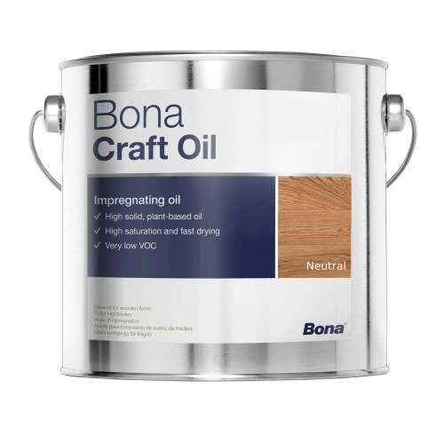 Масло для дерева Bona Craft Oil 1K Бесцветное Neutral 1 л
