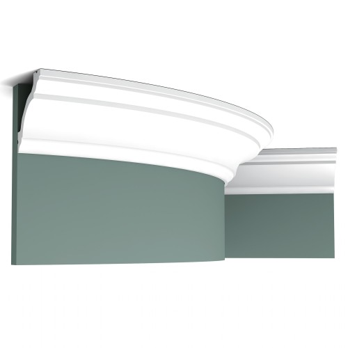 Потолочный плинтус под покраску гибкий Orac Decor Select C213F 2000×80×80