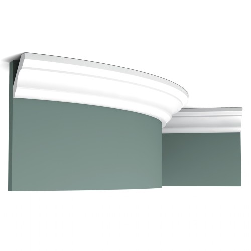 Потолочный плинтус под покраску гибкий Orac Decor Luxxus C215F 2000×47×47