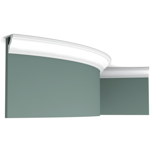 Потолочный плинтус под покраску гибкий Orac Decor Luxxus C230F 2000×29×29