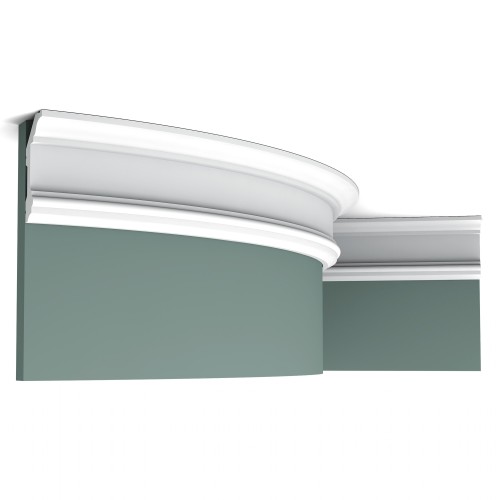 Потолочный плинтус под покраску гибкий Orac Decor Luxxus C321F 2000×50×99