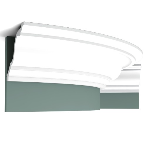 Потолочный плинтус под покраску гибкий Orac Decor Luxxus C334F 2000×196×150