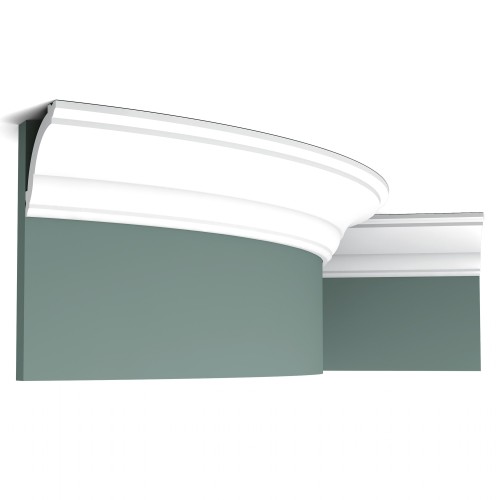 Потолочный плинтус под покраску гибкий Orac Decor Axxent CX100F 2000×71×69