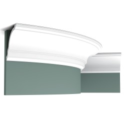 Потолочный плинтус под покраску гибкий Orac Decor Orac Axxent CX106F 2000×117×118