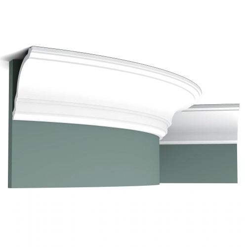 Потолочный плинтус под покраску гибкий Orac Decor Axxent CX106F 2000×117×118