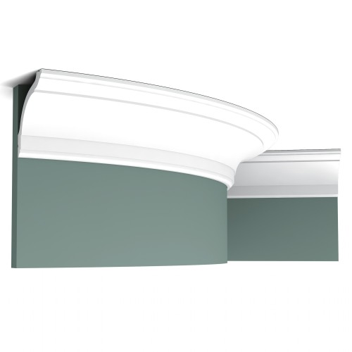Потолочный плинтус под покраску гибкий Orac Decor Axxent CX127F 2000×94×94