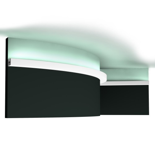 Карниз под покраску гибкий Orac Decor Select CX190F с подсветкой 2000×30×20