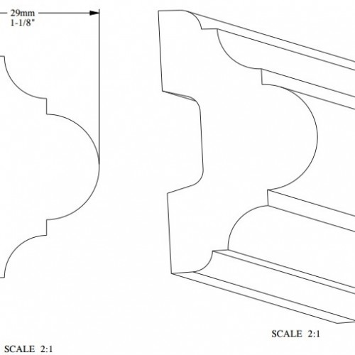 Гибкий молдинг под покраску Orac Decor Orac Luxxus P4020F 2000×50×29 Гибкий молдинг под покраску Orac Decor Orac Luxxus P4020F 2000×50×29