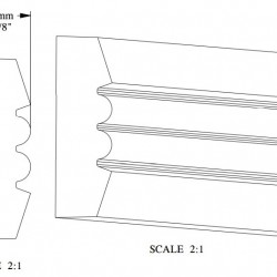 Гибкий молдинг под покраску Orac Decor Orac Luxxus P5021F 2000×31×9