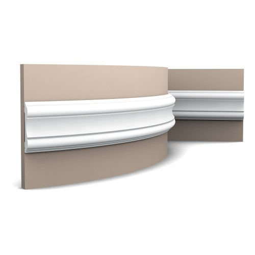Гибкий молдинг под покраску Orac Decor Luxxus P8040F 2000×101×22
