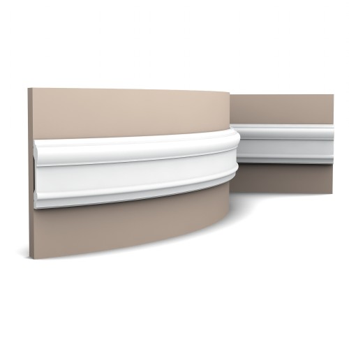 Гибкий молдинг под покраску Orac Decor Luxxus P9010F 2000×91×30