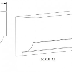 Гибкий молдинг под покраску Orac Decor Orac Luxxus P9050F 2000×25×13