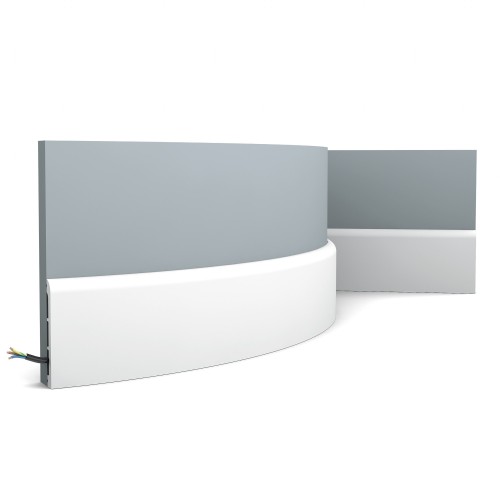 Плинтус под покраску гибкий Orac Decor Select SX184F 2000×110×13