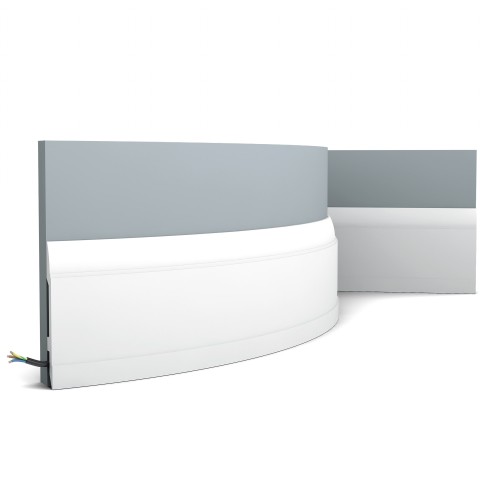 Плинтус под покраску гибкий Orac Decor Axxent SX104F 2000×148×17