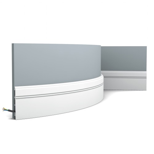 Плинтус под покраску гибкий Orac Decor Select SX105F 2000×108×13