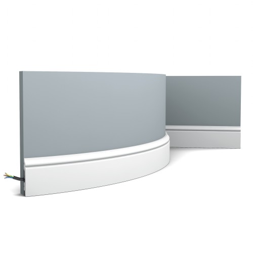 Плинтус под покраску гибкий Orac Decor Select SX165F 2000×69×11