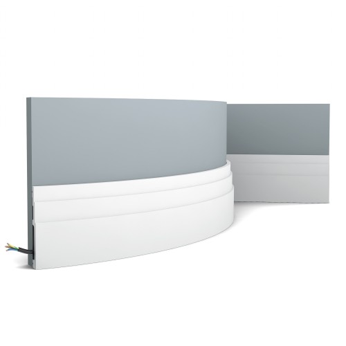 Плинтус под покраску гибкий Orac Decor Select SX180F 2000×120×16