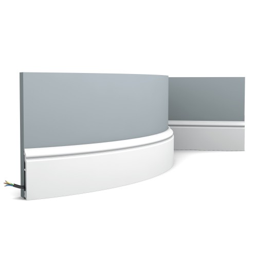 Плинтус под покраску гибкий Orac Decor Select SX173F 2000×100×16 Плинтус под покраску гибкий Orac Decor Select SX173F 2000×100×16