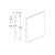 Плинтус под покраску Orac Decor Fundamentals SX168 2000×151×14, технический рисунок