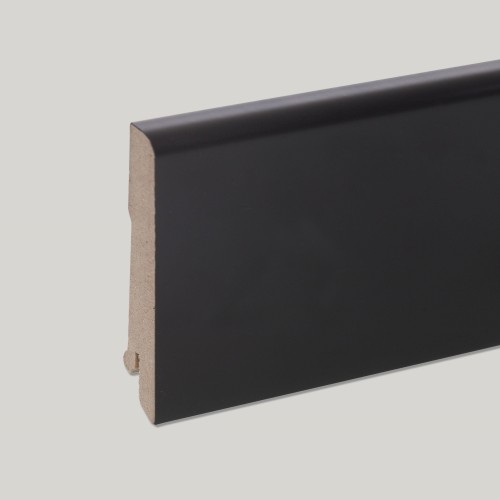 Плинтус МДФ ламинированный Арт Лайн Jat Black 2050×80×16 Плинтус МДФ ламинированный Арт Лайн Jat Black 2050×80×16