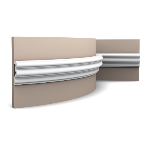 Гибкий молдинг под покраску Orac Decor New Classic P4025F 2000×83×34