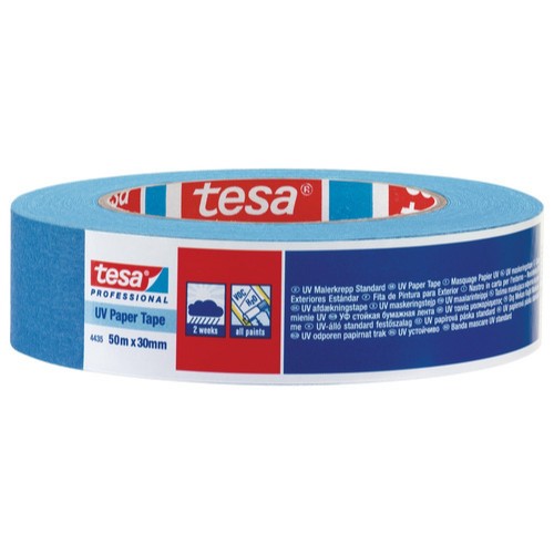 Малярная лента Tesa для четких краев синяя УФ-стойкая 04435-00016 50м х 30мм