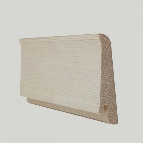 Плинтус деревянный Tarkett IDEO Дуб Кремовый 80х20, задняя часть