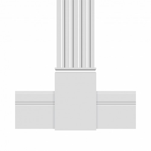 Дверной декор нижний под покраску Ultrawood D 4400 250х165×18 Дверной декор нижний под покраску Ultrawood D 4400 250х165×18