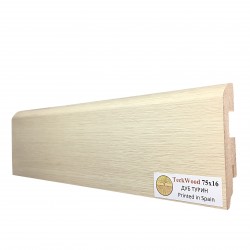 Плинтус МДФ ламинированный TeckWood Дуб Турин 2000×75×16