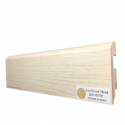 Плинтус МДФ ламинированный TeckWood Дуб Честер 2150×75×16