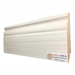 Плинтус МДФ ламинированный TeckWood Сандал Светлый 2150×100×16