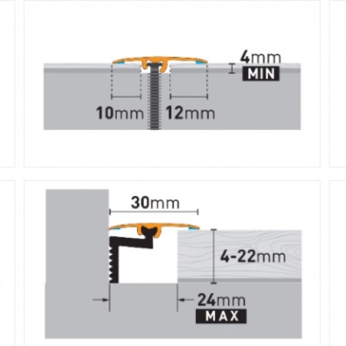 Порожек Arbiton CS3/12 Дуб Темный 930×30×4 мм Порожек Arbiton CS3/12 Дуб Темный 930×30×4 мм