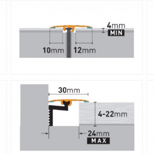Порожек алюминиевый Т-образный Arbiton CS3/44 Дуб Песочный 1860×30×4 Порожек алюминиевый Т-образный Arbiton CS3/44 Дуб Песочный 1860×30×4