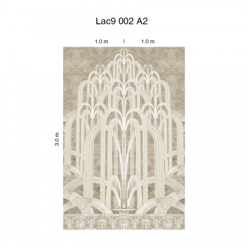 Панно Loymina Lac Deco Lac9 002 A2 3x2 м, общий размер и схема панно