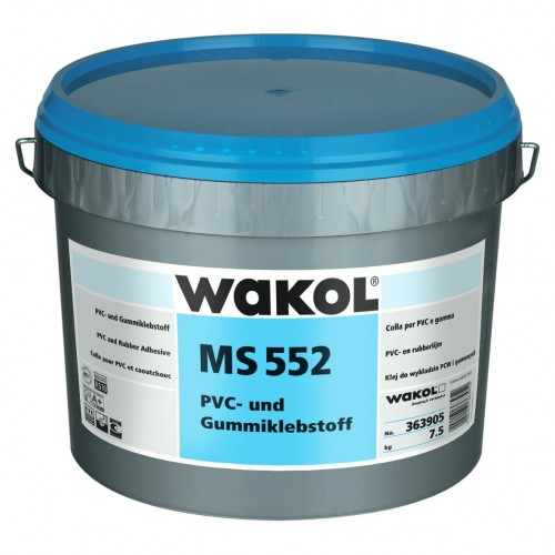 Клей для ПВХ и резиновых покрытий WAKOL MS 552 7,5 кг