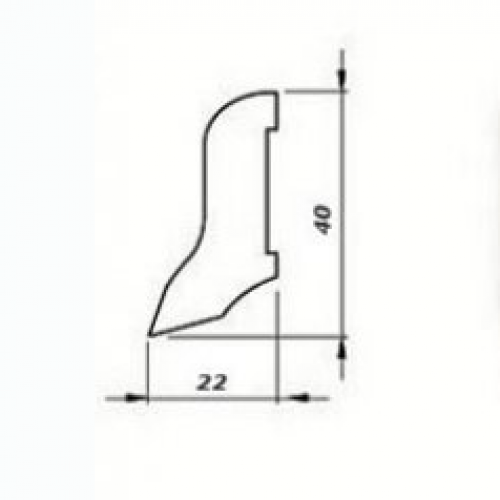 Плинтус деревянный Pedross Дуб без покрытия 2500×40×22 Плинтус деревянный Pedross Дуб без покрытия 2500×40×22
