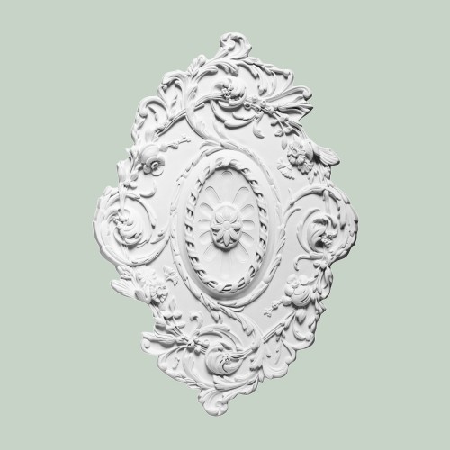 Потолочная розетка под покраску Orac Decor R22 77,5х53см Потолочная розетка под покраску Orac Decor R22 77,5х53см