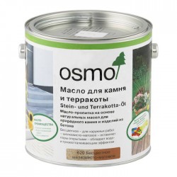 Масло для камня Osmo Stein und Terrakkota Öl 620 Бесцветное, шелковисто-матовое 0.125 л