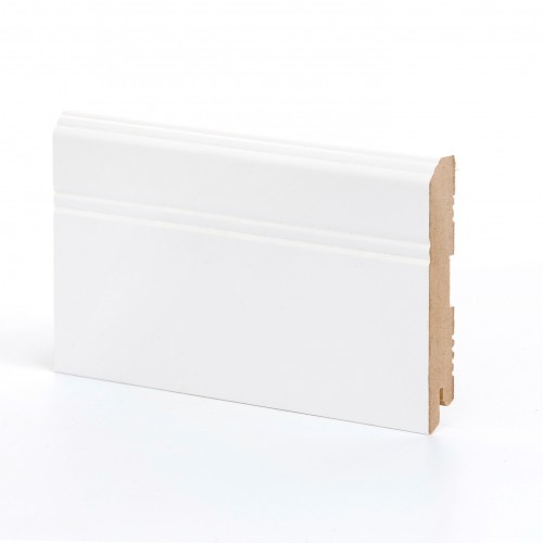 Плинтус МДФ крашеный Ликорн K-07 белый 2050×108×16 Плинтус МДФ крашеный Ликорн K-07 белый 2050×108×16