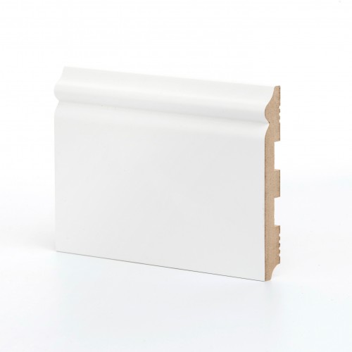 Плинтус МДФ крашеный Ликорн K-08 белый 2050×137×18 Плинтус МДФ крашеный Ликорн K-08 белый 2050×137×18