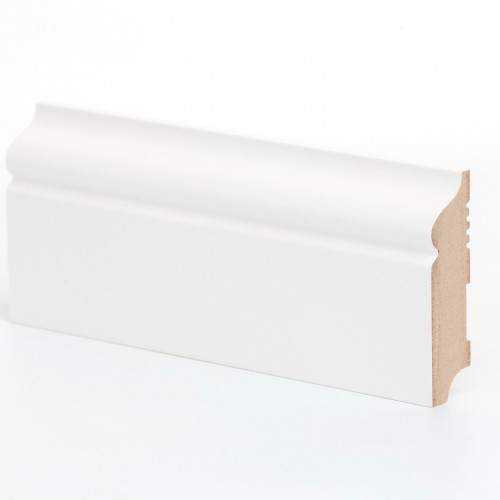 Плинтус МДФ крашеный Ликорн K-11 белый 2050×80×22 Плинтус МДФ крашеный Ликорн K-11 белый 2050×80×22