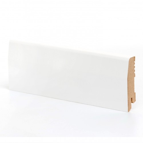 Плинтус МДФ крашеный Ликорн K-12 белый 2050×70×16 Плинтус МДФ крашеный Ликорн K-12 белый 2050×70×16