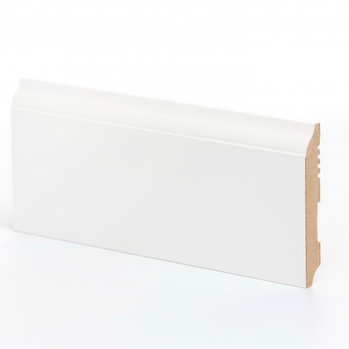 Плинтус МДФ крашеный Ликорн K-18 белый 2050×82×12 Плинтус МДФ крашеный Ликорн K-18 белый 2050×82×12