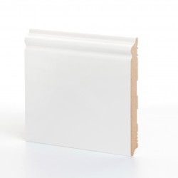 Плинтус МДФ крашеный Ликорн K-21 белый 2050×165×16