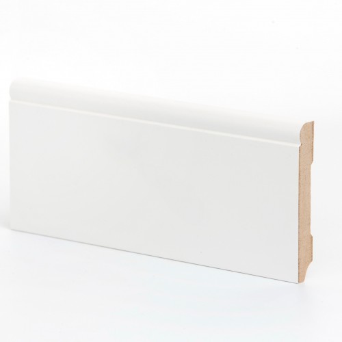 Плинтус МДФ крашеный Ликорн K-22 белый 2050×82×12 Плинтус МДФ крашеный Ликорн K-22 белый 2050×82×12