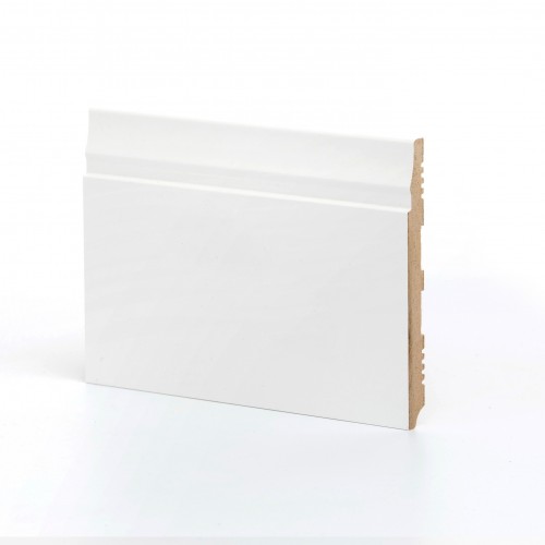 Плинтус МДФ крашеный Ликорн K-23 белый 2050×133×12 Плинтус МДФ крашеный Ликорн K-23 белый 2050×133×12
