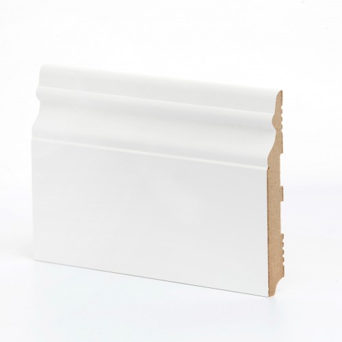 Плинтус МДФ крашеный Ликорн K-24 белый 2050×127×16 Плинтус МДФ крашеный Ликорн K-24 белый 2050×127×16