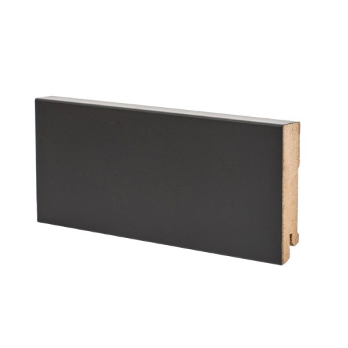 Плинтус МДФ крашеный Ликорн K-06 темно-серый 2050×80×16 Плинтус МДФ крашеный Ликорн K-06 темно-серый 2050×80×16