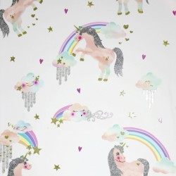 Обои ArtHouse Children Rainbow Unicorn 696109