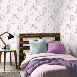 Обои ArtHouse Children Rainbow Unicorn 696108